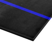 Die symbolische Thin Blue Line Grafik Schneidebrett (Ecke)