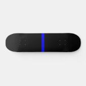 Die symbolische Thin Blue Line Grafik Skateboard (Horizontal)