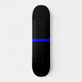 Die symbolische Thin Blue Line Grafik Skateboard (Vorne)