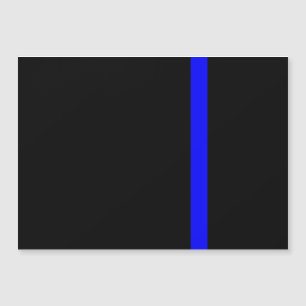 Die symbolische Thin Blue Line vertikal Magnetkarte