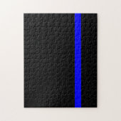 Die symbolische Thin Blue Line vertikal Puzzle (Vertikal)
