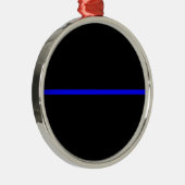 Die symbolträchtige, blauen Linien Silbernes Ornament (Rechts)