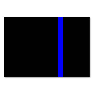 Die symbolträchtige, blauen Linien Tischnummer