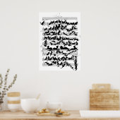 Die Symphonie des Cat Vector Poster (Küche)