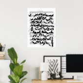 Die Symphonie des Cat Vector Poster (Heimbüro)