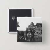 Die Synagoge in Nürnberg, c.1910 Button (Vorne & Hinten)