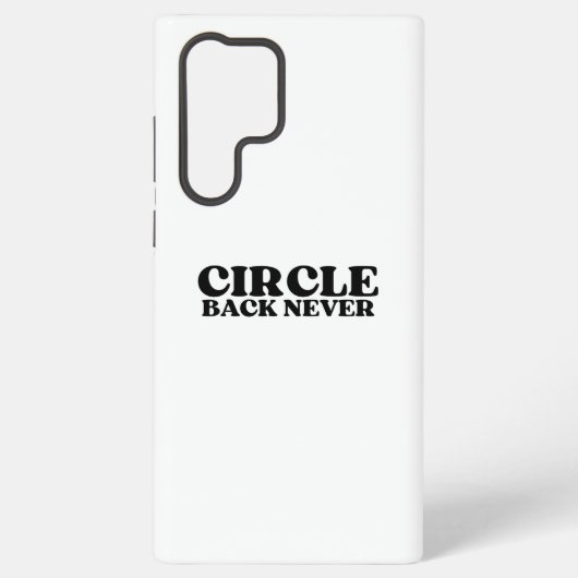 Die System-Firewall | Circle Back Never Samsung Galaxy Hülle (Rückseite)