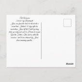 Die Szenarien von Rembrandt Postkarte (Rückseite)