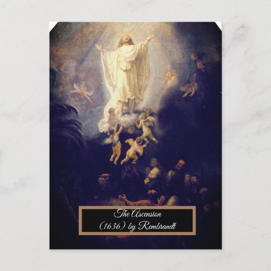 Die Szenarien von Rembrandt Postkarte (Vorderseite)