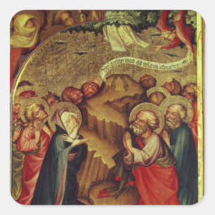 Die Szenario 2 Quadratischer Aufkleber