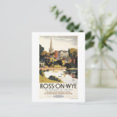 Die Szene der britischen Eisenbahn-Poster Postkarte (Stehend Vorderseite)