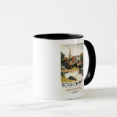 Die Szene der britischen Eisenbahn-Poster Tasse (VorderseiteRechts)