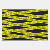 Die Szene der neuartigen Kriminalität überschreite Geschenkpapier Set (Vorderseite 3)