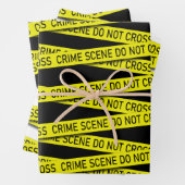 Die Szene der neuartigen Kriminalität überschreite Geschenkpapier Set (Beispiel)