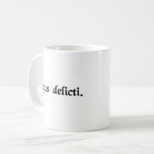 Die Szene des Verbrechens Kaffeetasse (Vorderseite Links)