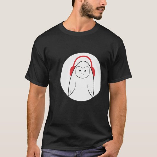 Die T der Schleiereule-Plattenen-Männer T-Shirt (Vorderseite)