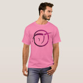 Die T der unsichtbaren rosa Einhorn-Männer T-Shirt (Vorne ganz)