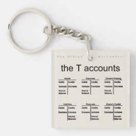 "Die t-Konten " Schlüsselanhänger