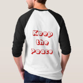 Die T - Shirt des Friedens behalten (Rückseite)