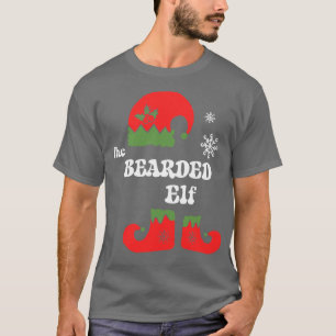 Die T-Shirt-Familie der Bartelfen-Weihnachtselfen T-Shirt