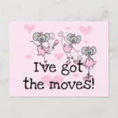 Die T - Shirt und Geschenke des Balletts got Postkarte (Vorderseite)