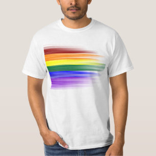 Die T - Shirts der Regenbogen-Flaggen-Männer