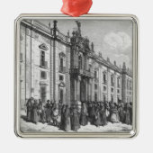 Die Tabakfabrik bei Sevilla Silbernes Ornament (Vorne)