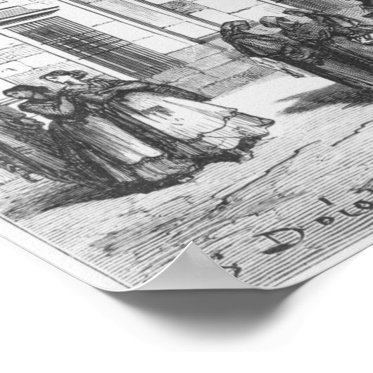 Die Tabakfabrik in Sevilla Poster (Ecke)