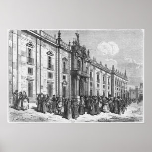 Die Tabakfabrik in Sevilla Poster