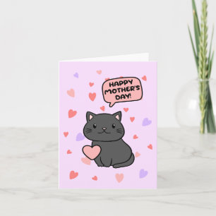 Die Tageskarte der Schwarzen Katze Karte