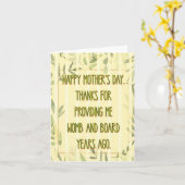 Die Tageskarte meiner Mutter Karte (Gelbe Blume)