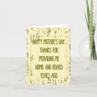 Die Tageskarte meiner Mutter Karte