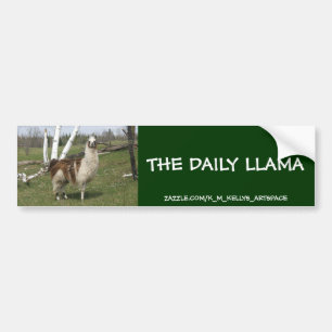 DIE TÄGLICHE LLAMA AUTOAUFKLEBER