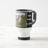 DIE TÄGLICHE LLAMA REISEBECHER (VorderseiteRechts)