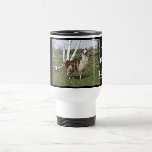 DIE TÄGLICHE LLAMA REISEBECHER (Mittel)