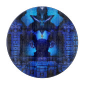 Die Talidos Round Glass Cutting Board Schneidebrett (Vorderseite)