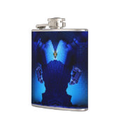 Die Talidos-Stahlkammer Flachmann (Links)