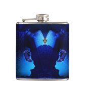 Die Talidos-Stahlkammer Flachmann (Vorderseite)