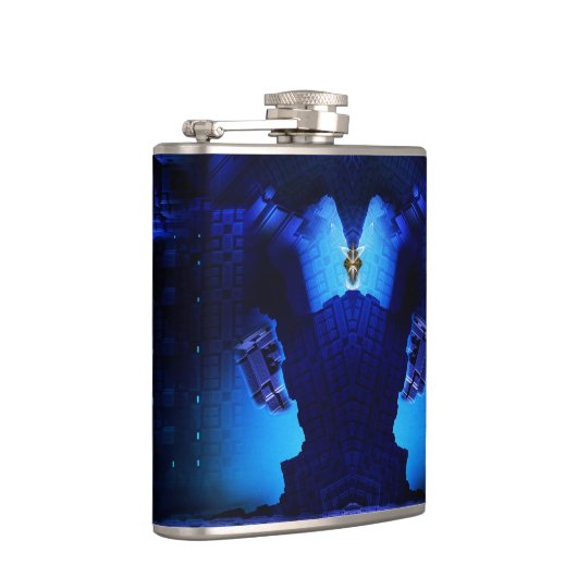 Die Talidos-Stahlkammer Flachmann (Rechts)