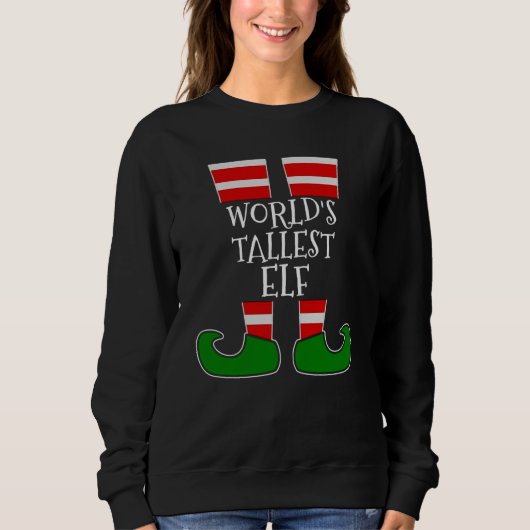 DIE TALLESTEN ELF-Funny Funny Christmas Sweatshirt (Vorderseite)