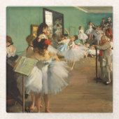 Die Tance-Klasse | Edgar Degas Glasuntersetzer (Vorderseite)