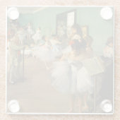 Die Tance-Klasse | Edgar Degas Glasuntersetzer (Rückseite)