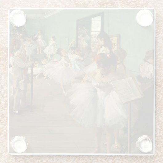 Die Tance-Klasse | Edgar Degas Glasuntersetzer (Rückseite)