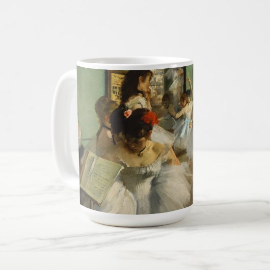 Die Tance-Klasse | Edgar Degas Kaffeetasse (Vorderseite Links)