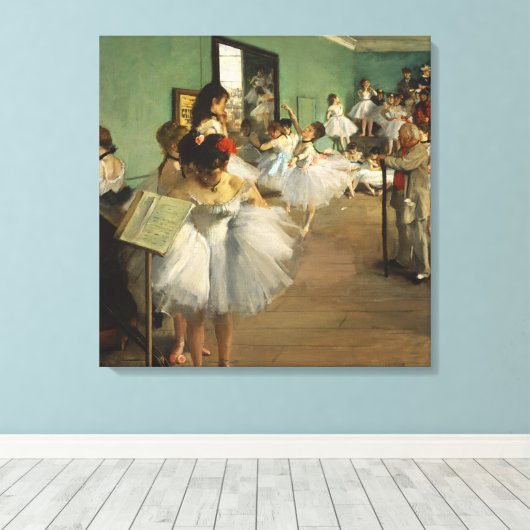 Die Tance-Klasse | Edgar Degas Leinwanddruck (Insitu (Holzboden))
