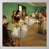 Die Tance-Klasse | Edgar Degas Poster (Vorne)