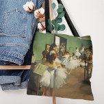 Die Tance-Klasse | Edgar Degas Tasche<br><div class="desc">Die Tanzklasse (1874) des französischen Künstlers Edgar Degas. Die originelle Kunstmalerei ist ein Öl auf der Leinwand, das ein Set der Tanzklasse in einem Probe-Raum in der alten Pariser Opéra darstellt. Verwenden Sie die Entwurfstools, um einen benutzerdefinierten Text hinzuzufügen oder das Bild zu personalisieren. Alle Vintagen Kunstwerke in unserem Shop...</div>