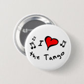 die Tango I Herz-Liebe Knöpfe Button (Vorne & Hinten)