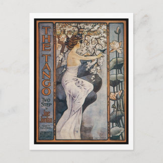 Die Tango Vintag Songbook Cover Postkarte