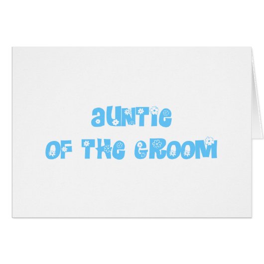 Die Tante des Bräutigams (Vorderseite (Horizontal))